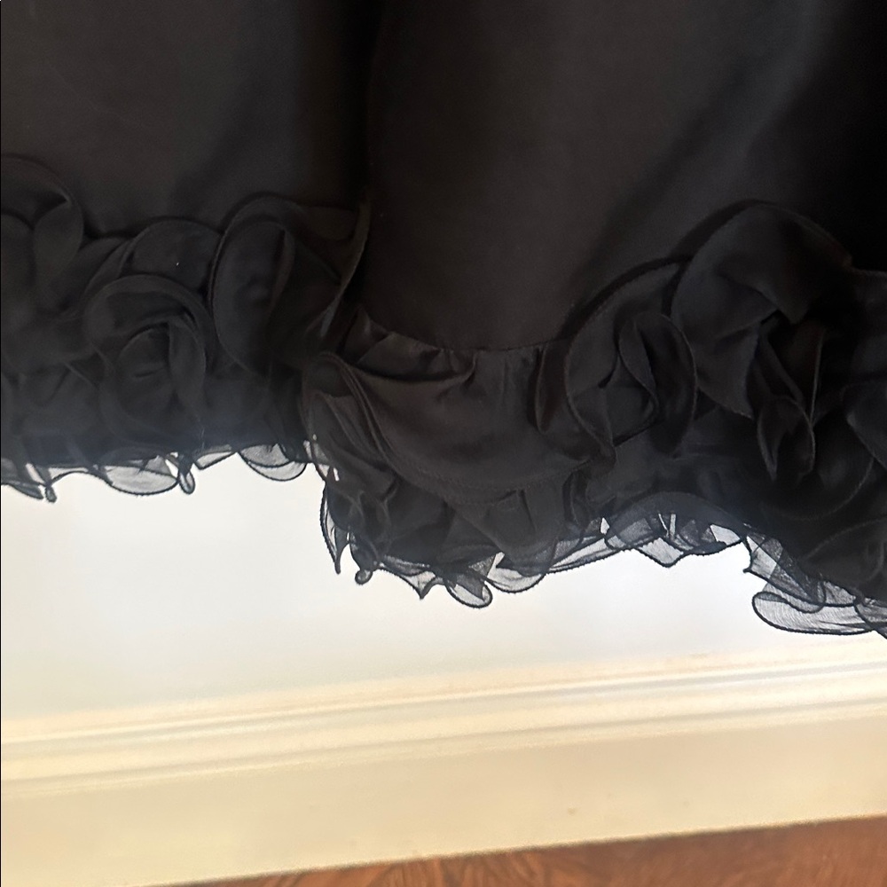 Kate Spade Black Ruffle Mini Dress - Picture 4 of 5